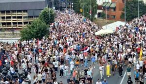 Užice protest 13. 7.