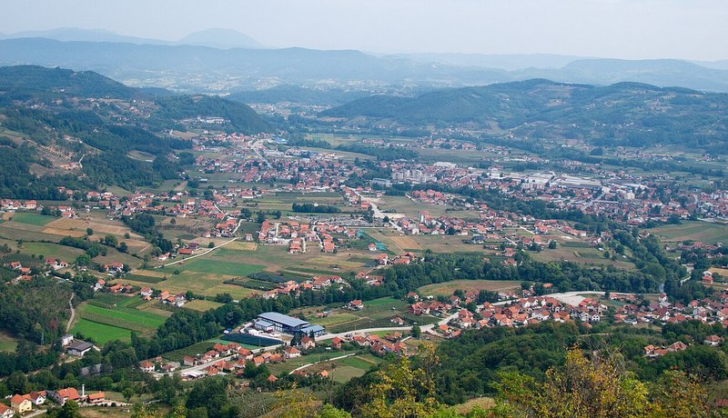 Arilje panorama