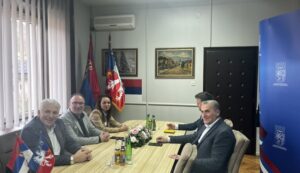Sastanak Milenka Ordagica i Zorana Andjelkovica-Poste Srbije