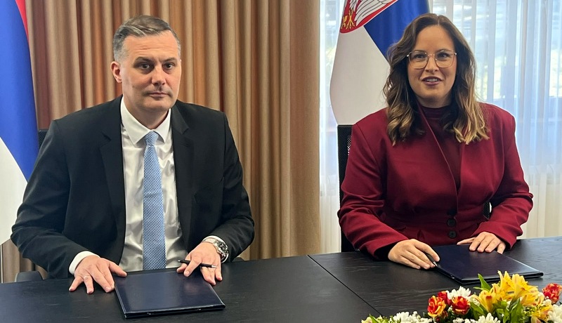 Sara Pavkov i ministar ekolohgije u Vladi Republike Srpske